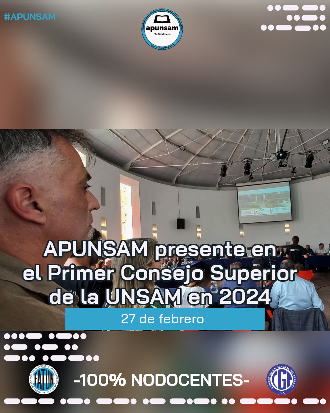 Declaración del Consejo Superior de la UNSAM ante la situación que atraviesa el sistema universitario y científico.