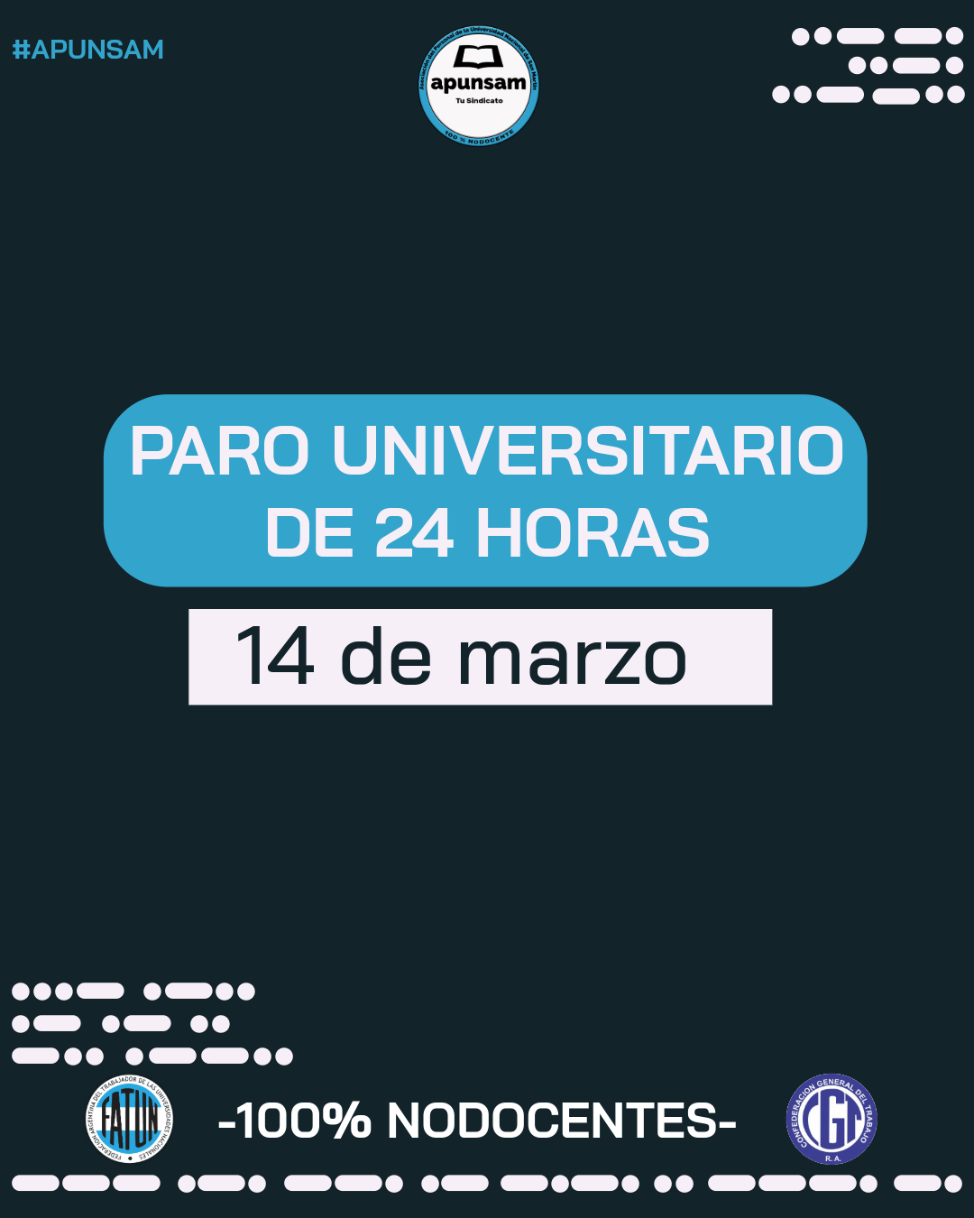 PARO SINDICAL UNIVERSITARIO