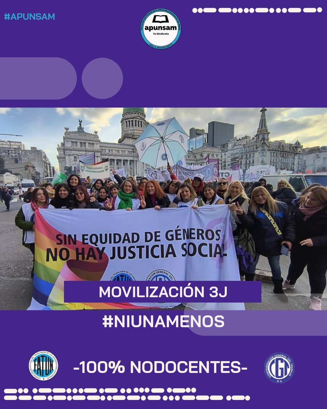 Movilización 3 de Junio "Ni Una Menos"