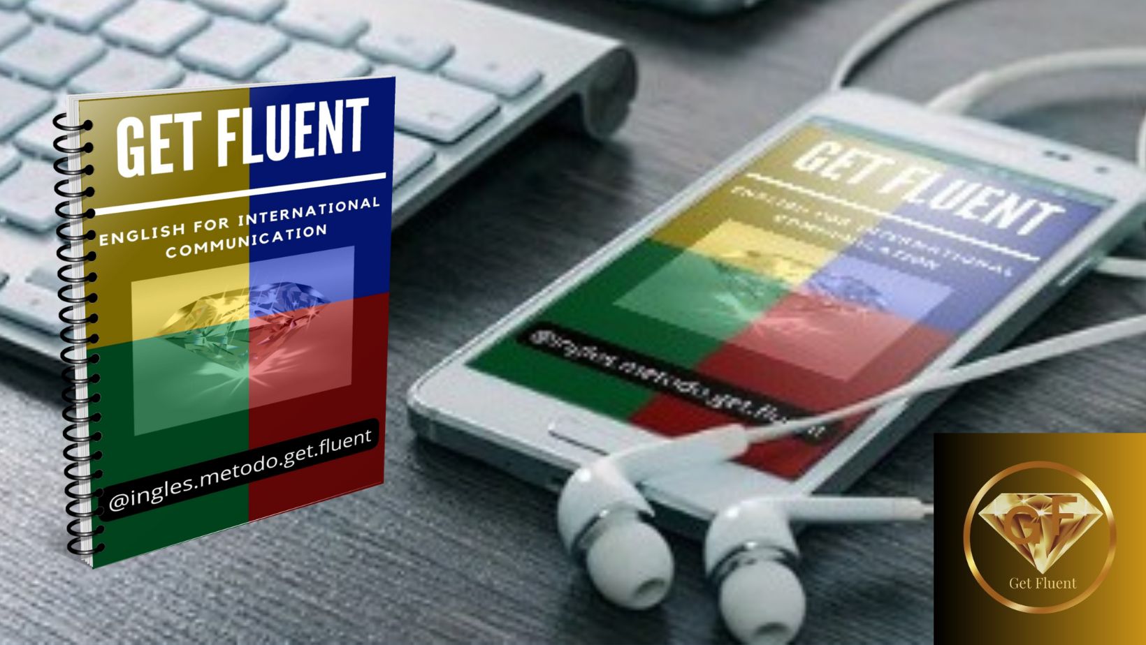 A elaboração dos livros do método "GET FLUENT"