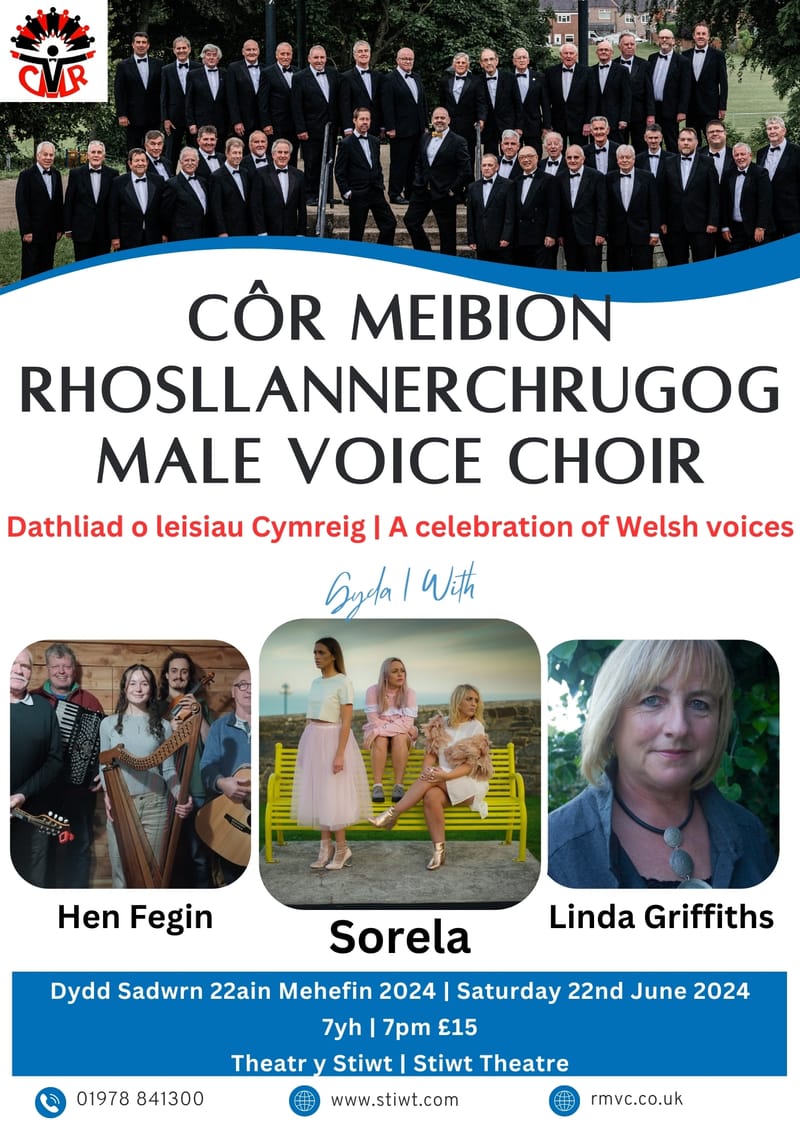 A Celebration of Welsh Voices, with Sorela, Hen Fegin and Linda Griffiths