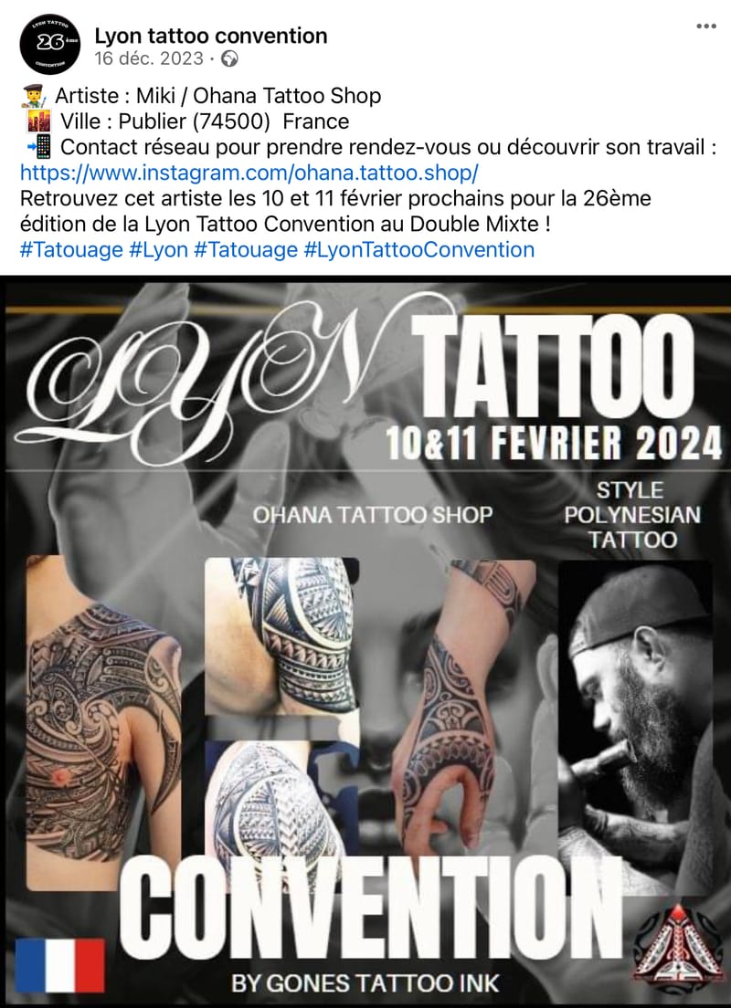 Lyon Convention Tattoo