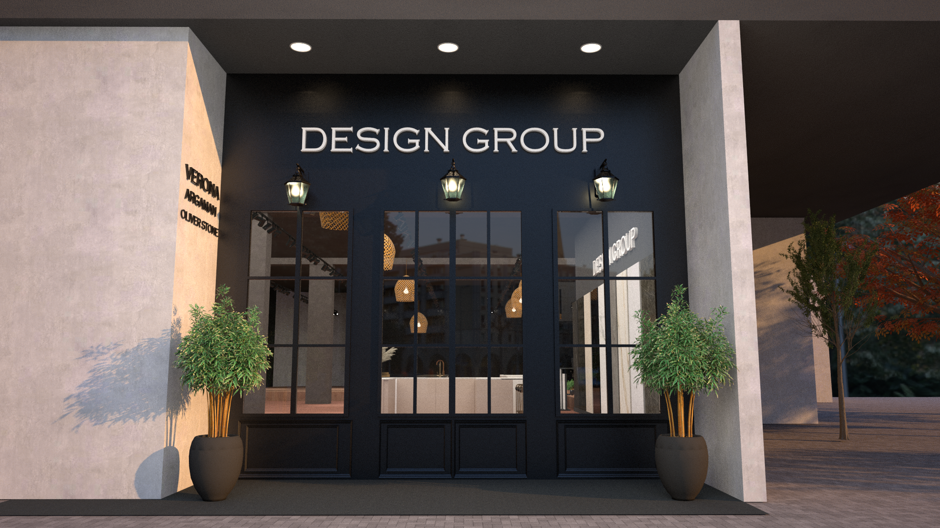 פרויקט שיפוץ אולם תצוגה בורונה תעשיות שיש 