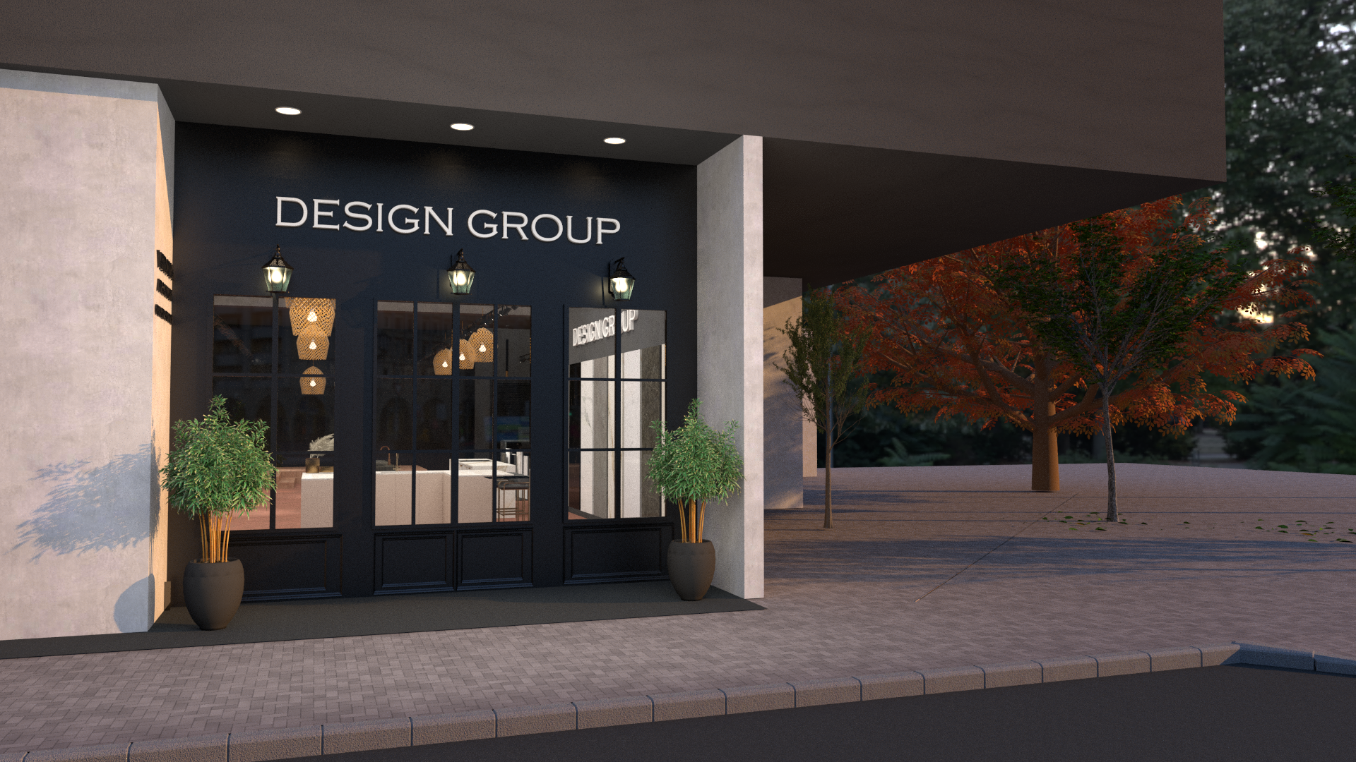 פרויקט שיפוץ אולם תצוגה בורונה תעשיות שיש 