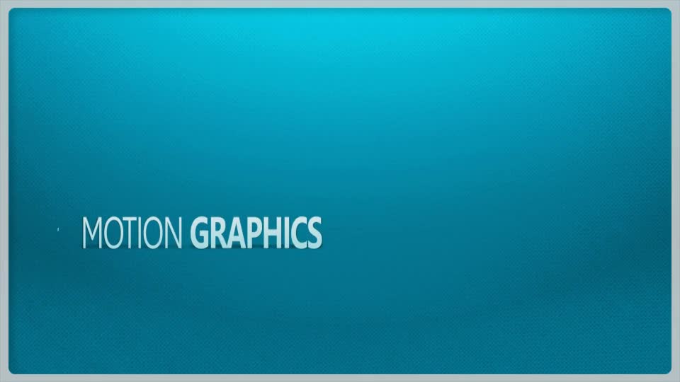 Motion Graphics