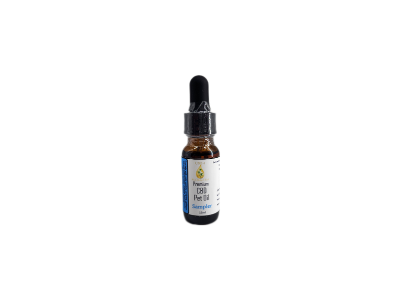 Premium CBD PET Oil Sample 75mg 15ml (15-60 doses) (Feline also Available)