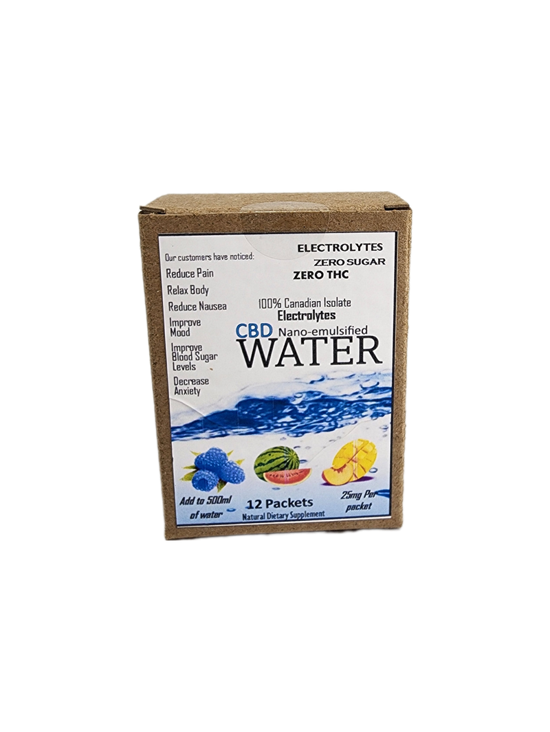 CBD Water Nano-emulsified 50mg 12 packets