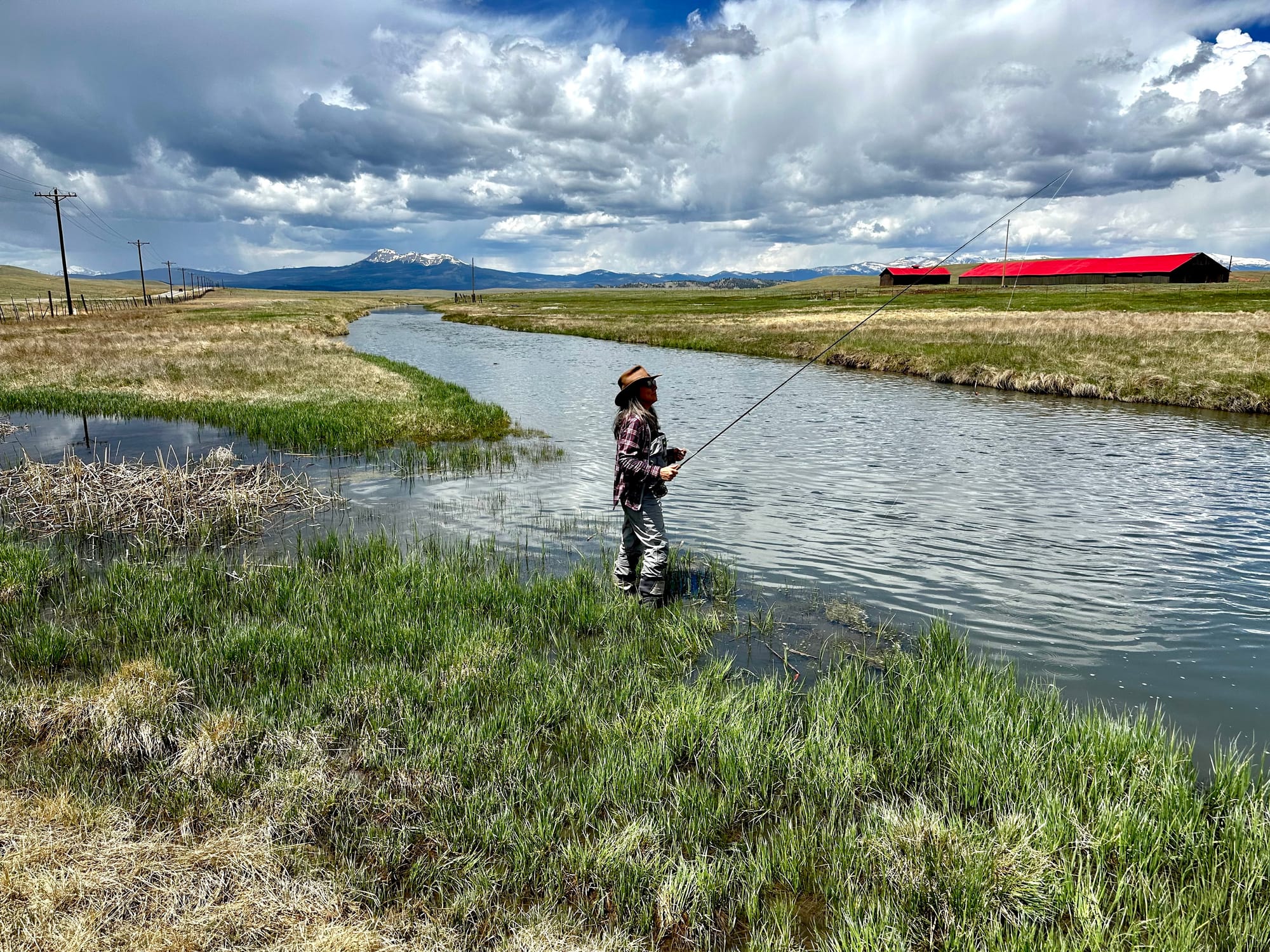 First time fly fishing.