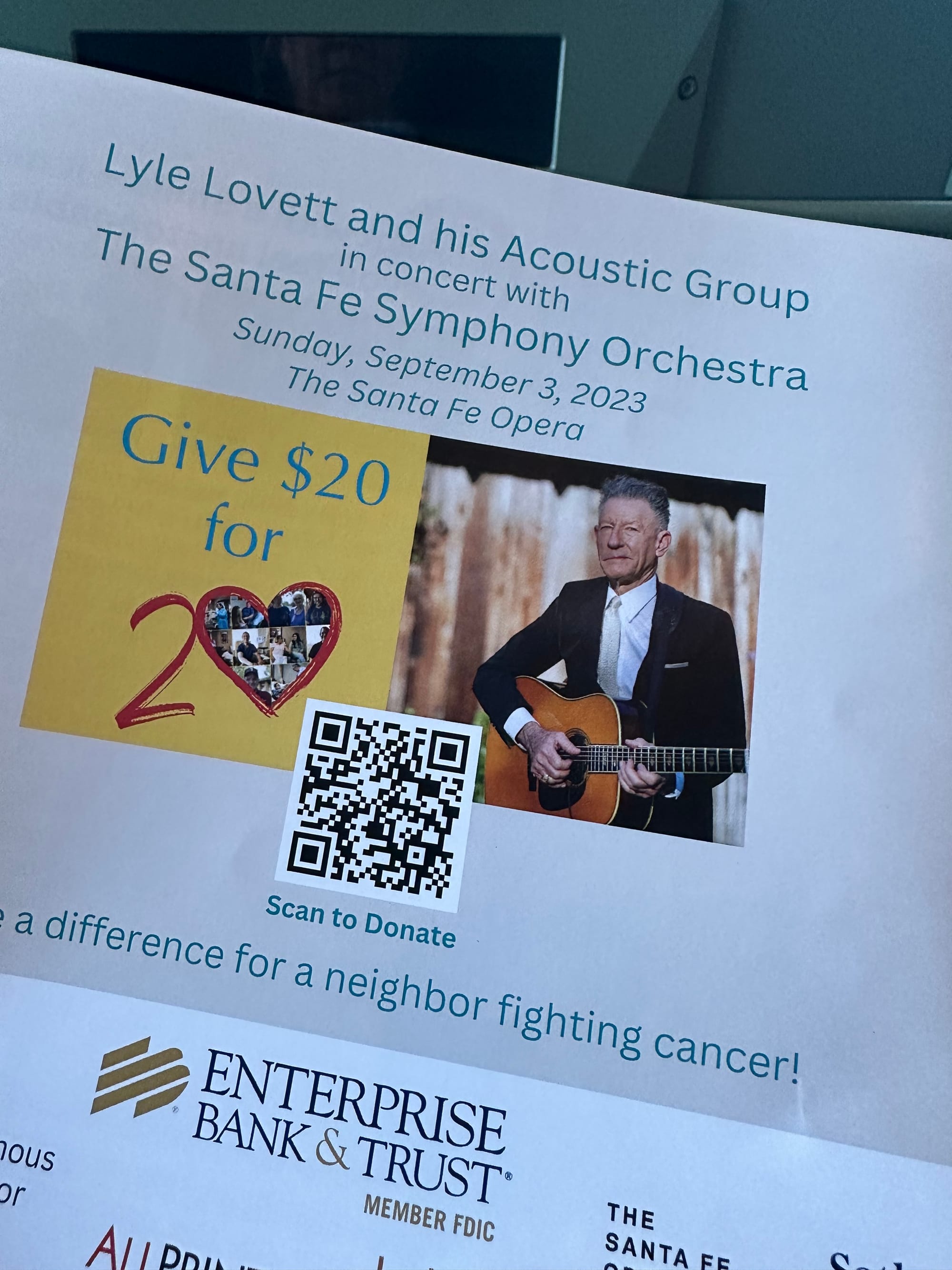 Lyle Lovett Concert