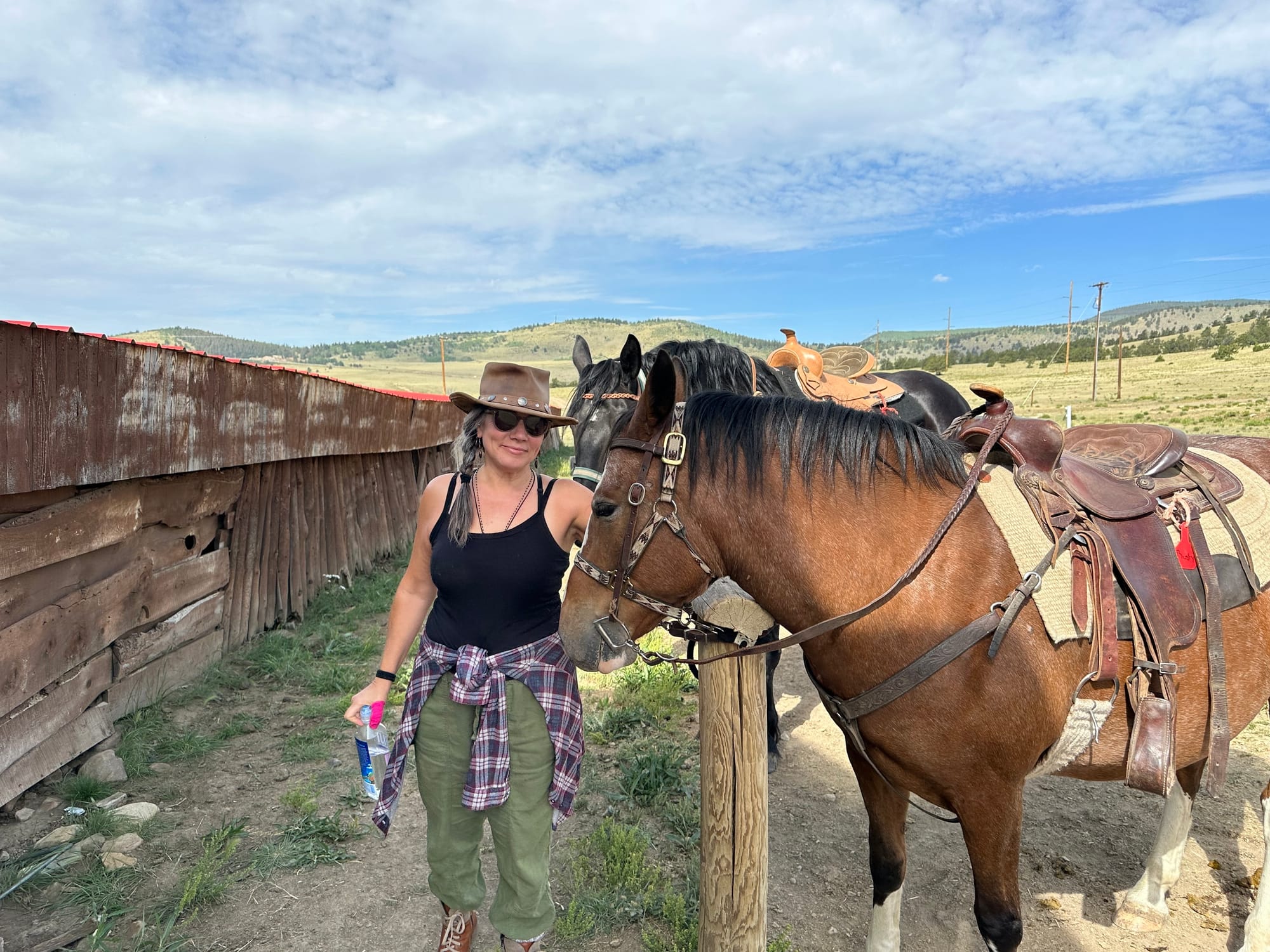 A day riding horses in one of my favorite states - Colorado.