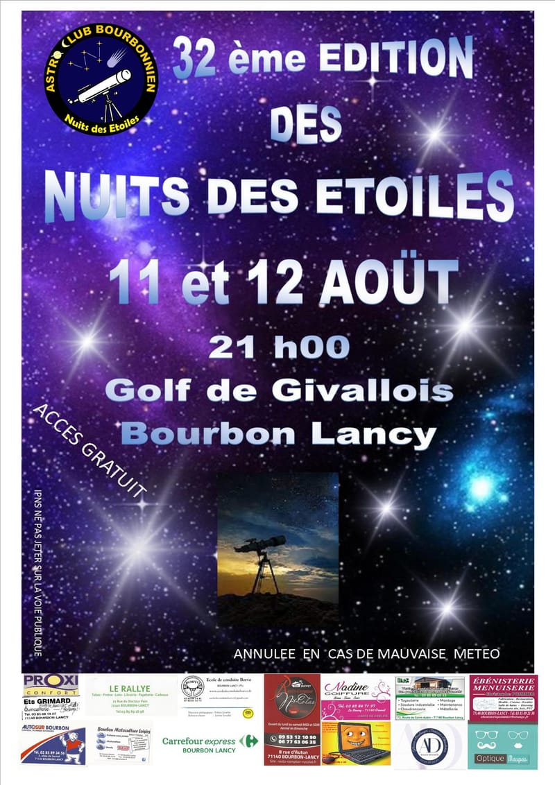 Nuit des étoiles d'été
