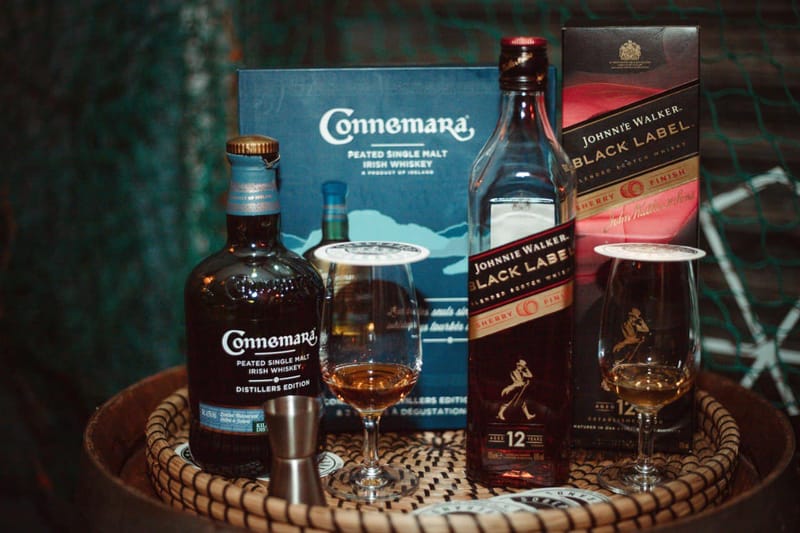 Cata Whisky  y cena 5 pasos