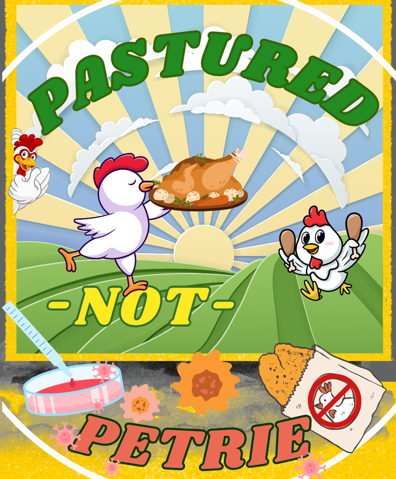 Pasture or Petri?  (aka Chicken or the tumor?)