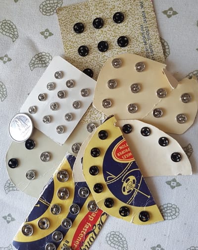 Stitching tiny things.