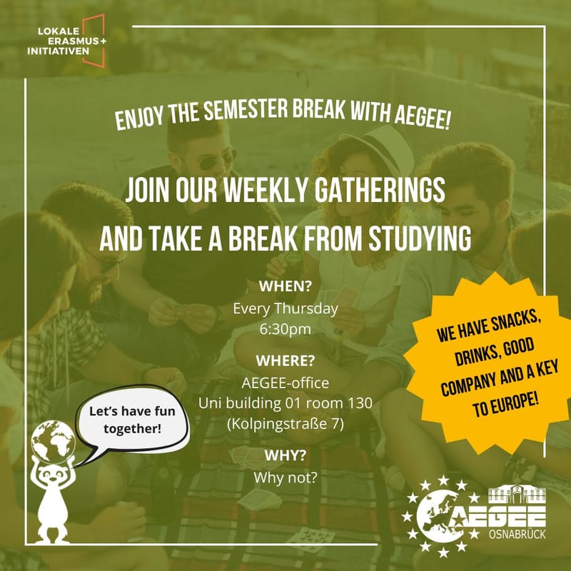 Hangout saissions (Every Thursday)