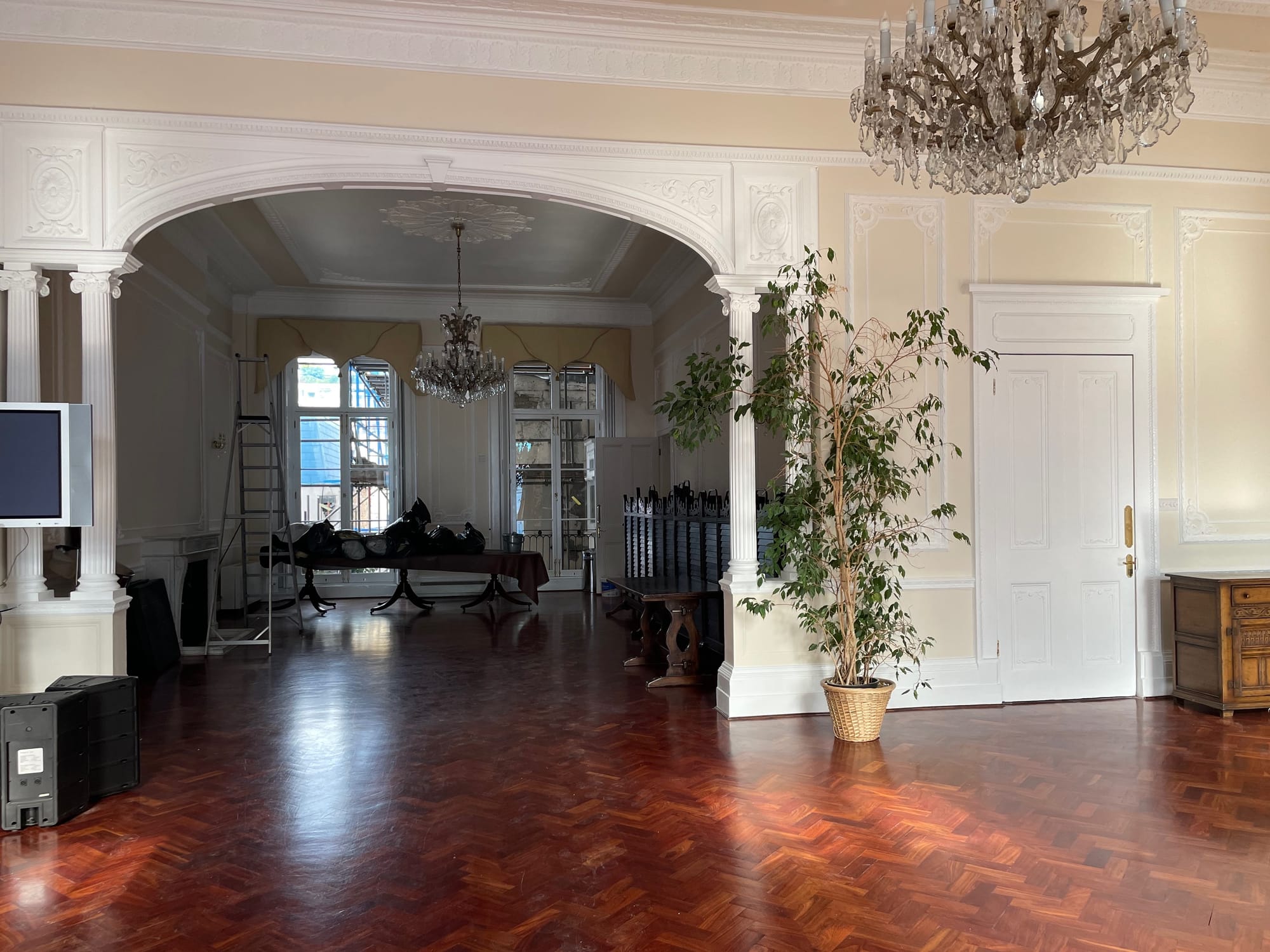 Renovating a beautiful grade two listed High Commission building in  the heart of Belgravia