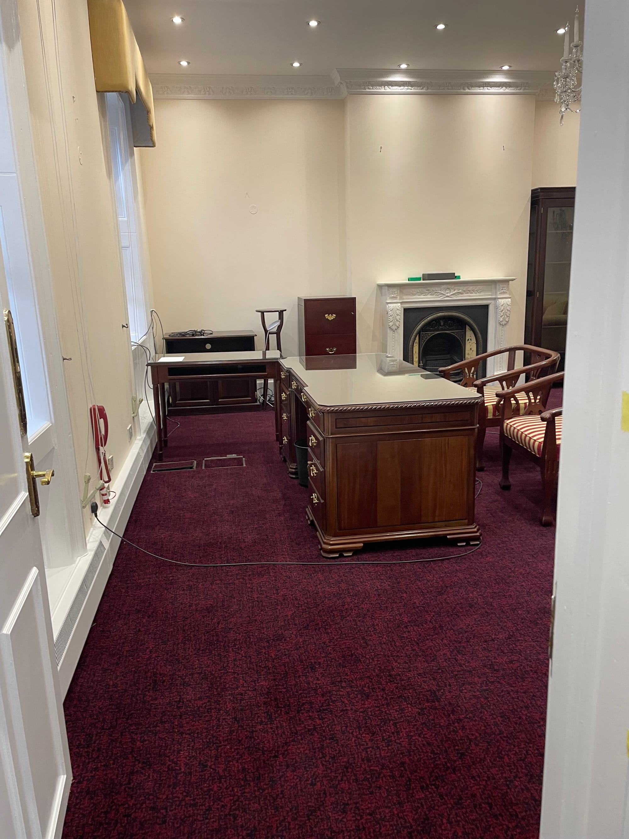 Renovating a beautiful grade two listed High Commission building in  the heart of Belgravia