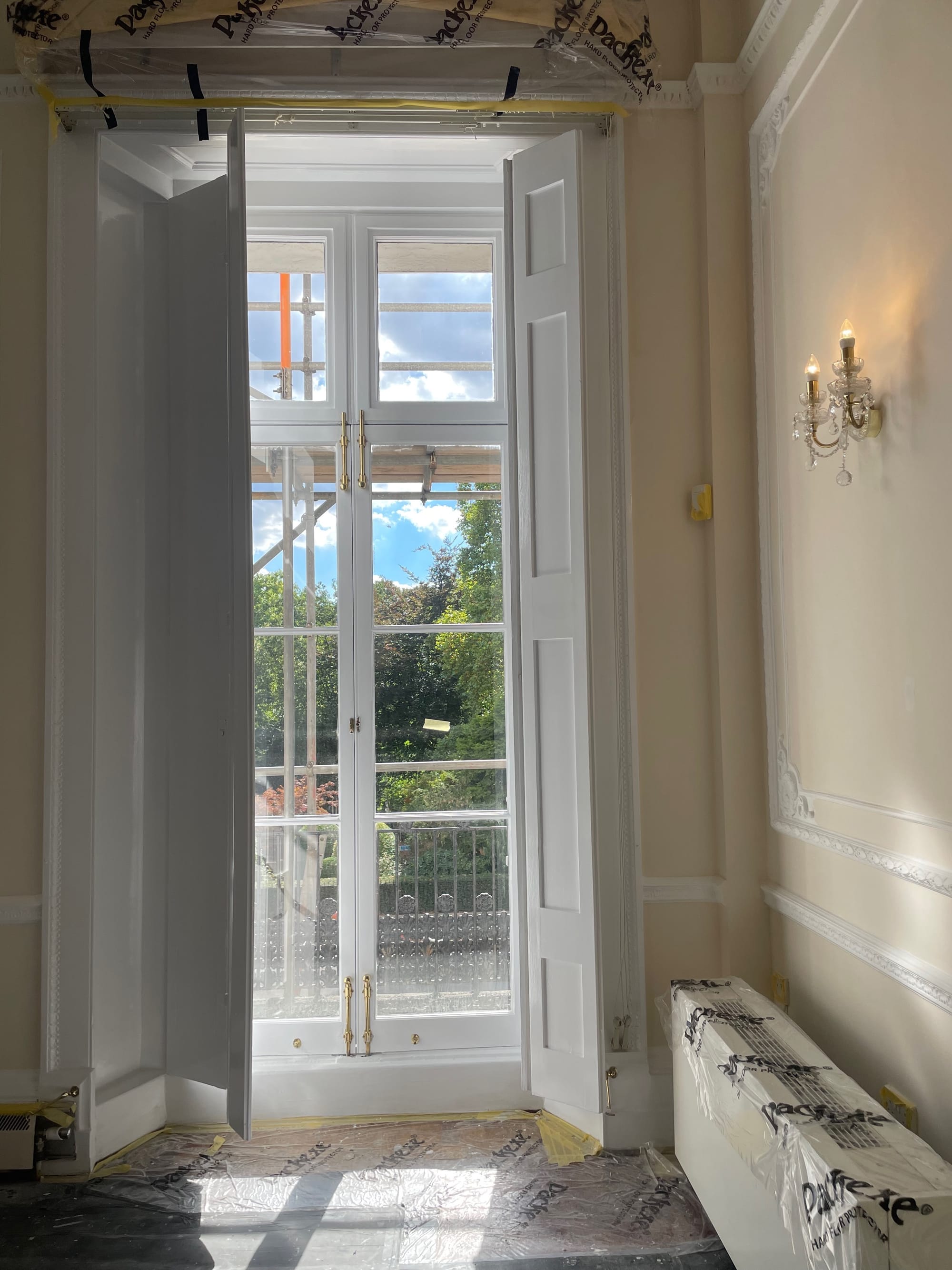 Renovating a beautiful grade two listed High Commission building in  the heart of Belgravia
