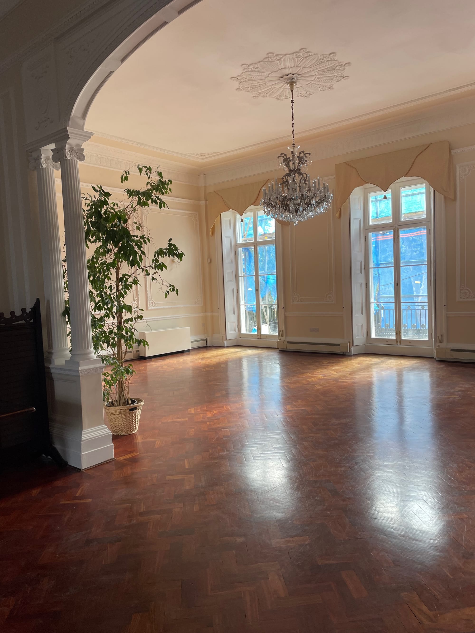 Renovating a beautiful grade two listed High Commission building in  the heart of Belgravia