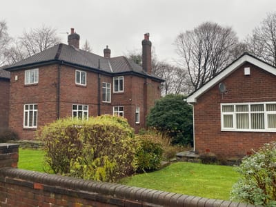  2 storey side extension to already extended house in rochdale image