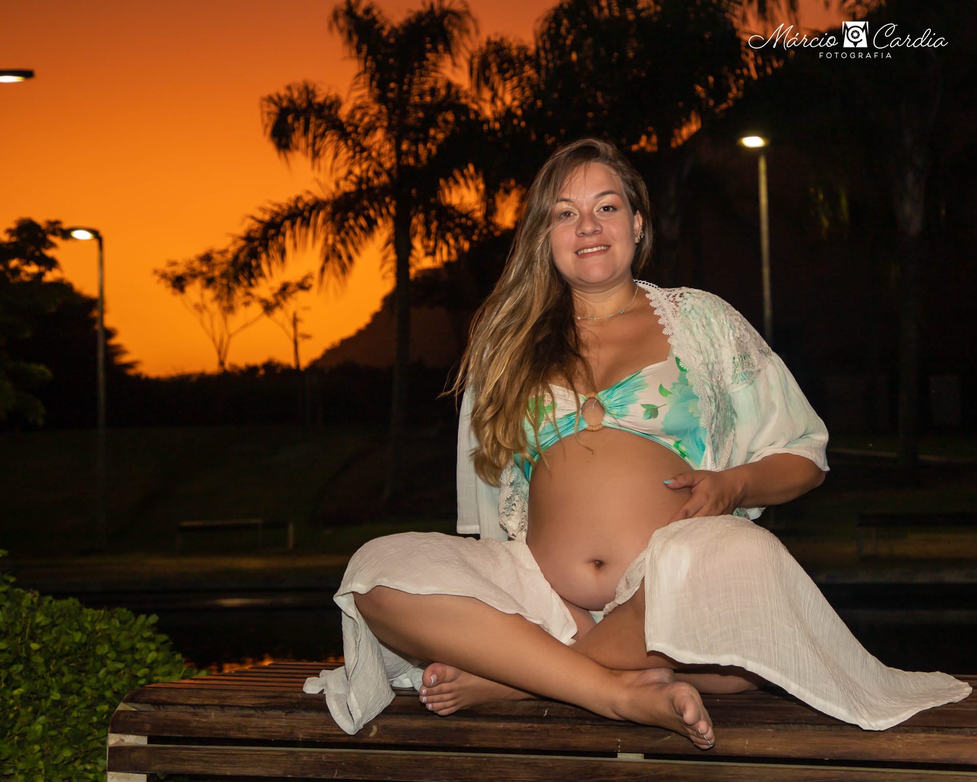 Ensaio externo de gestante