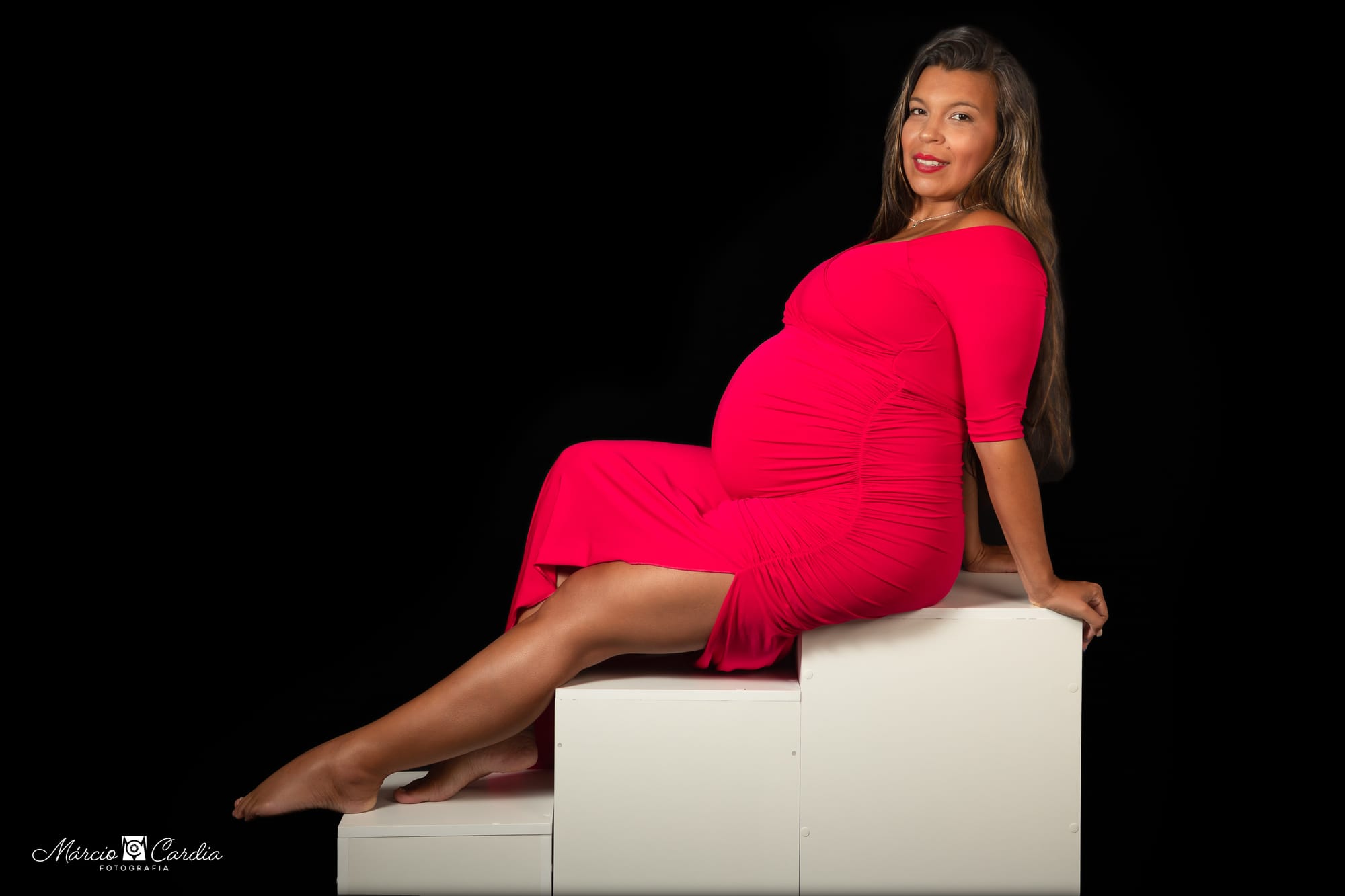 Ensaio Gestante em Estúdio