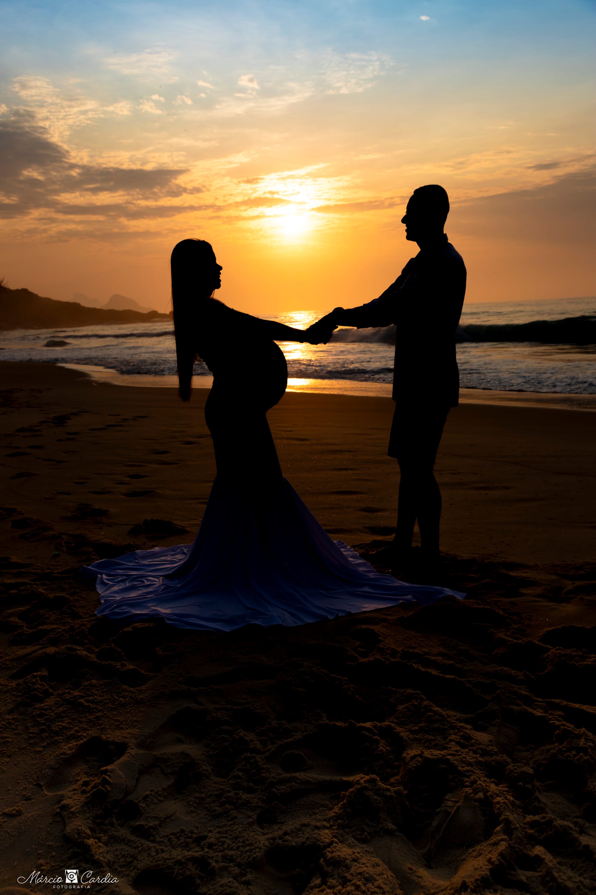 Ensaio externo de gestante