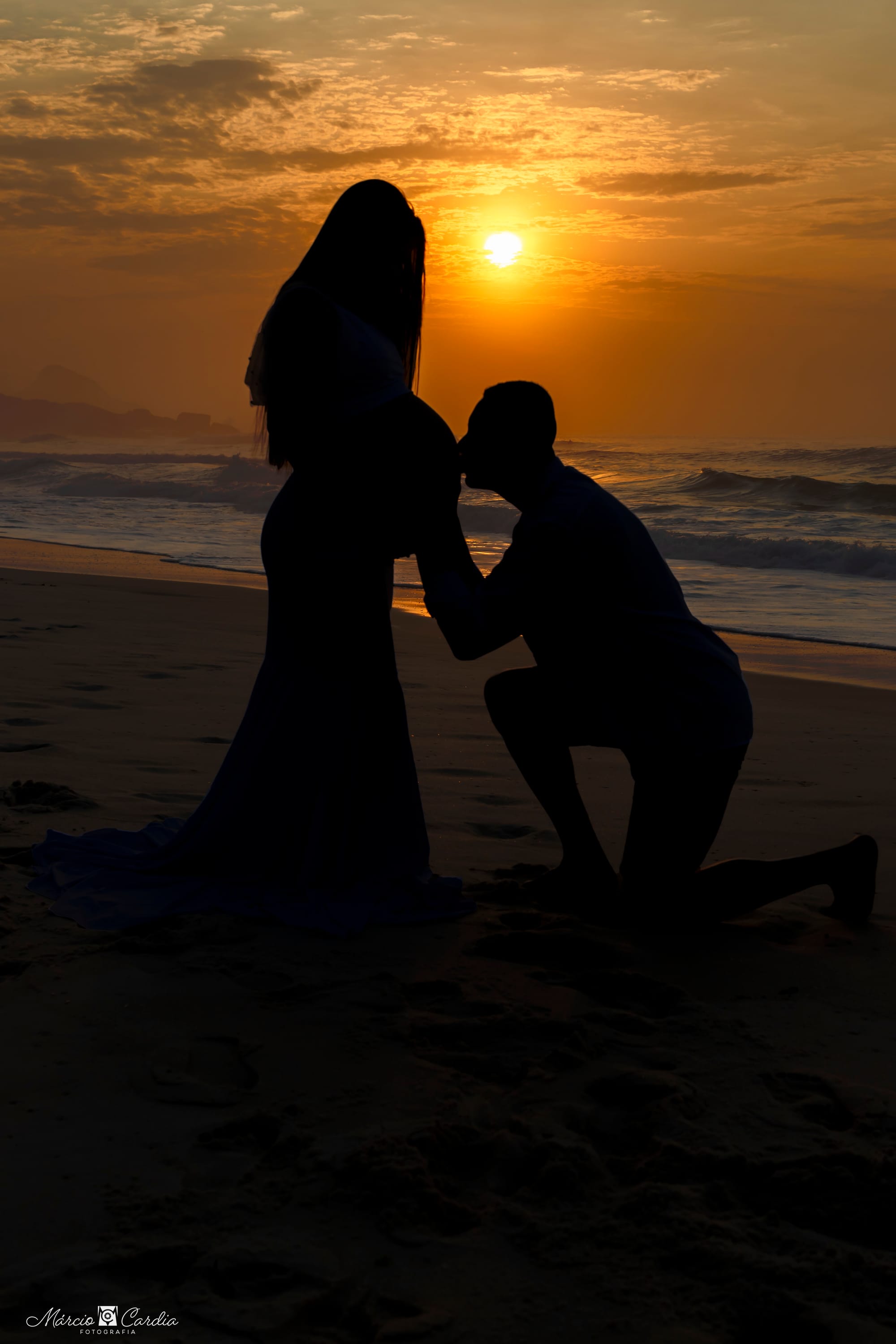 Ensaio externo de gestante