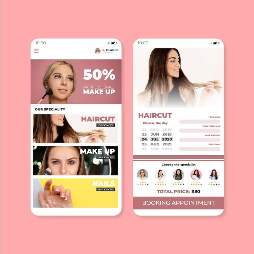 UI/UX Design | Beauty And Salon App