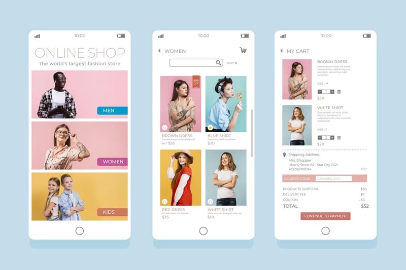 A Look at E-Commerce App's User-Friendly Interface