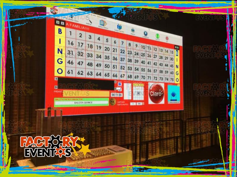 ANIMACION Y CELEBRACION DE BINGOS