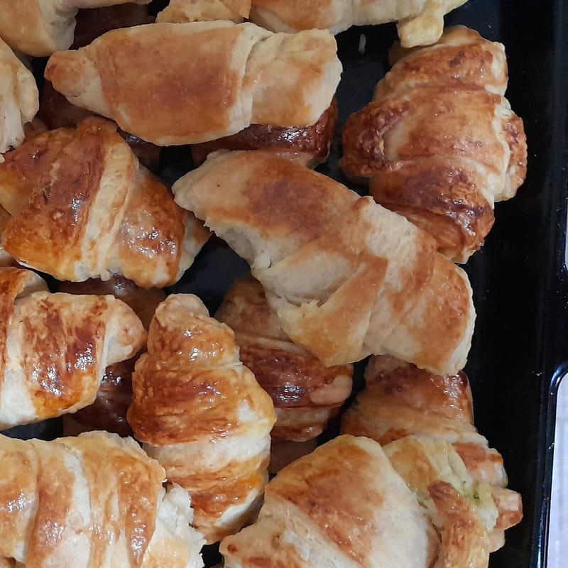 Mini croissant con o sin relleno