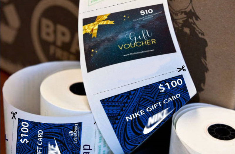 1-CUSTOMIZED BACK-SIDE  RECEIPT