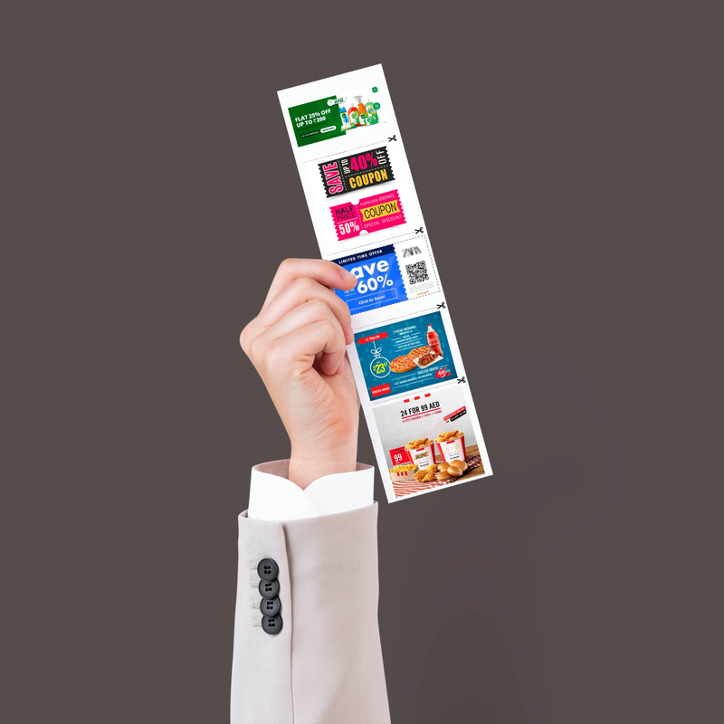 2-Tailored Back-Side Receipts with Rewarding QR’s