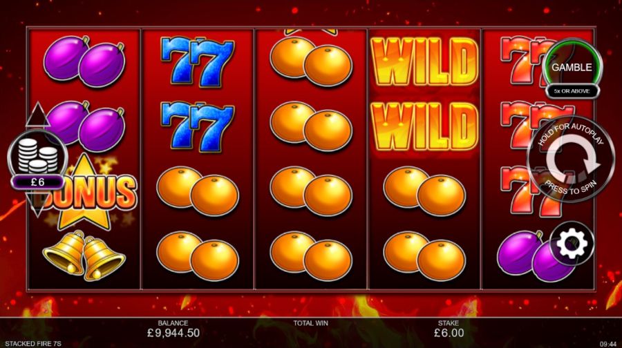 Stacked Fire 7s Slot Game: A Fiery Adventure