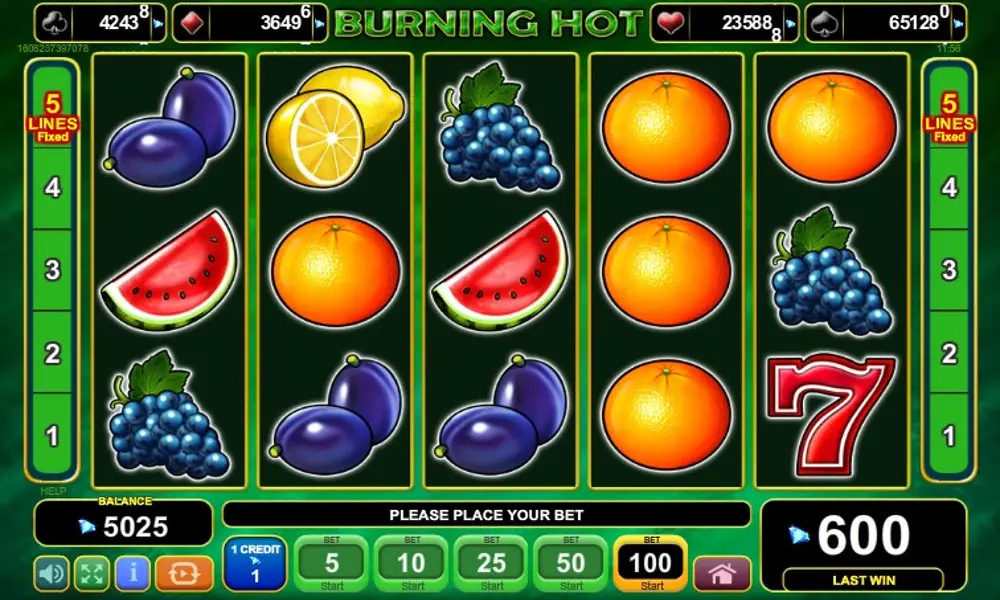 Burning Hot Game Slot Review: A 9/10 Inferno of Excitement and Thrills!