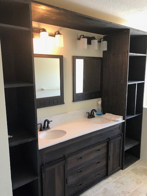 custom built vanity