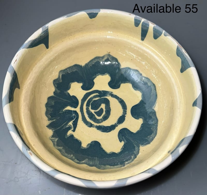 Bowls 16-19 exterior glaze