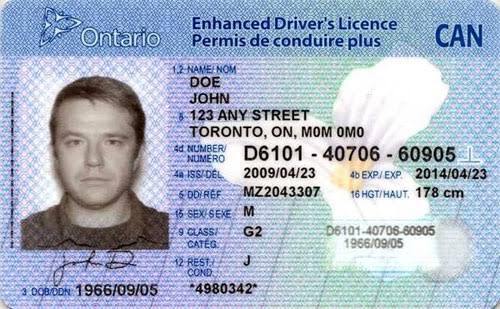 Driving certificate