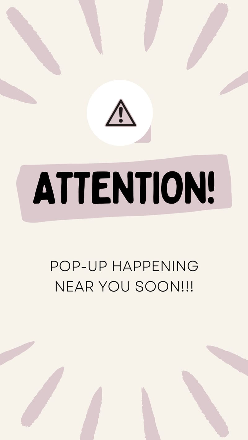 LOCAL POP-UPS