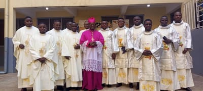 Diocèse de Kikwit : Cinq nouveaux prêtres et six nouveaux diacres ordonnés par Monseigneur Bodika