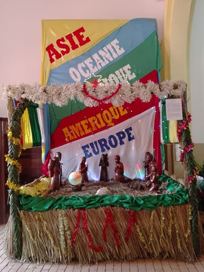 Noël 2023 à la Cathédrale de Bangui: La crèche missionnaire et le programme des messes