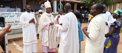 Diocèse de Molegbe : tournée pastorale de S.E Mgr José-Bernard LIKOLO à Yakoma