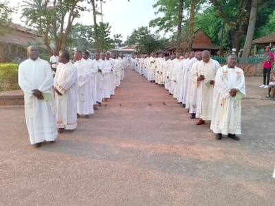 Archidiocèse de Bangui: Messe chrismale par le Cardinal NZAPALAINGA