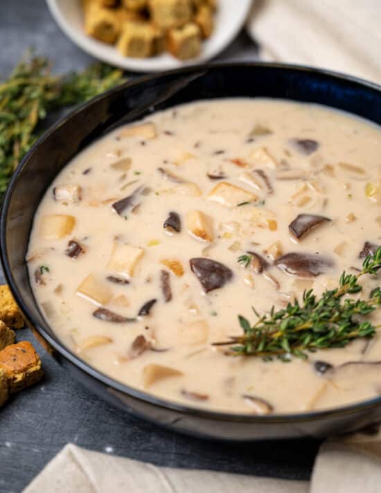 Quick Cream of Mushroom Soup