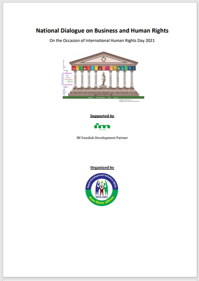 NEDI report of National Dialogue on Buiseness and Human Rights