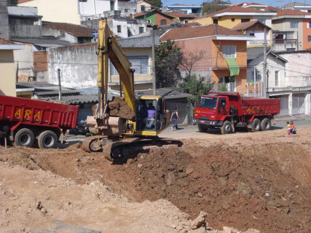 Escavações e transporte