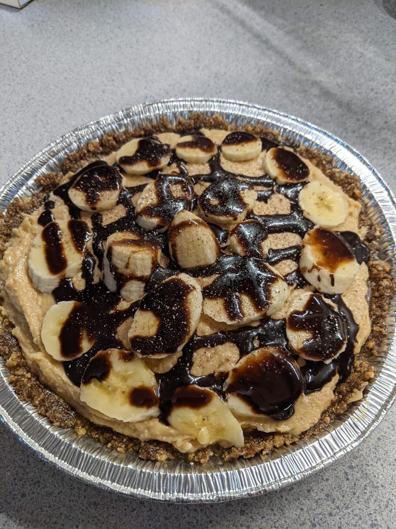 Peanut Butter Banana Cream Pie!