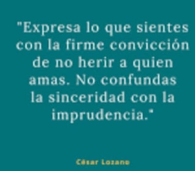 SINCERIDAD Y PRUDENCIA