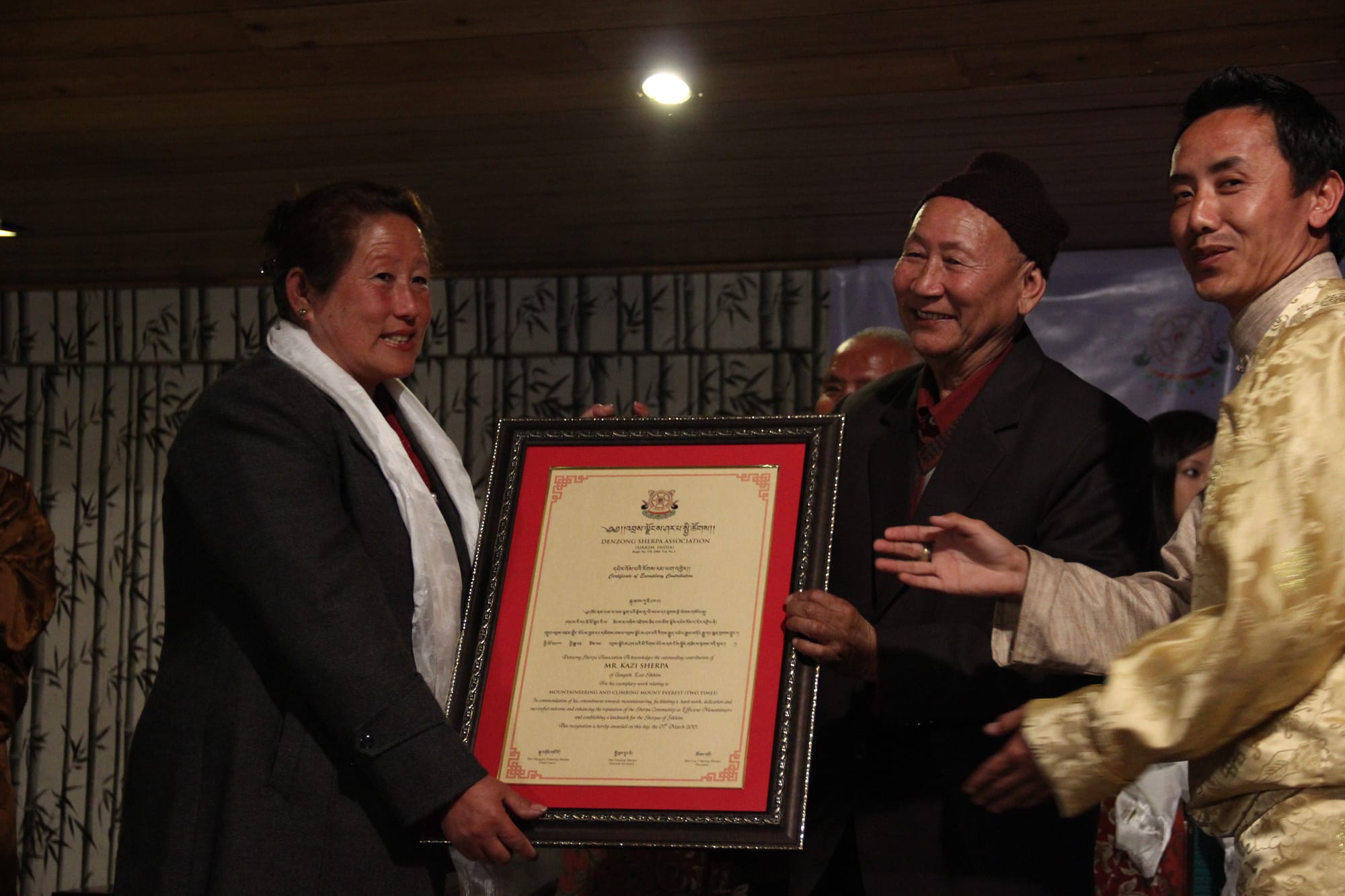 DSA Felicitates Shri Kazi Sherpa, Two times Everester